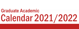 Graduate Calendar - 2021/2022