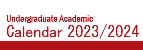 Undergraduate Academic Calendar - 2023/2024