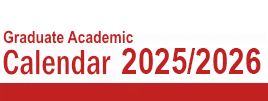 Graduate Calendar - 2025/2026