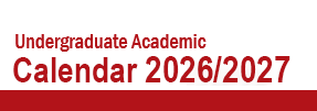 Undergraduate Academic Calendar - 2026/2027