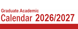 Graduate Calendar - 2026/2027